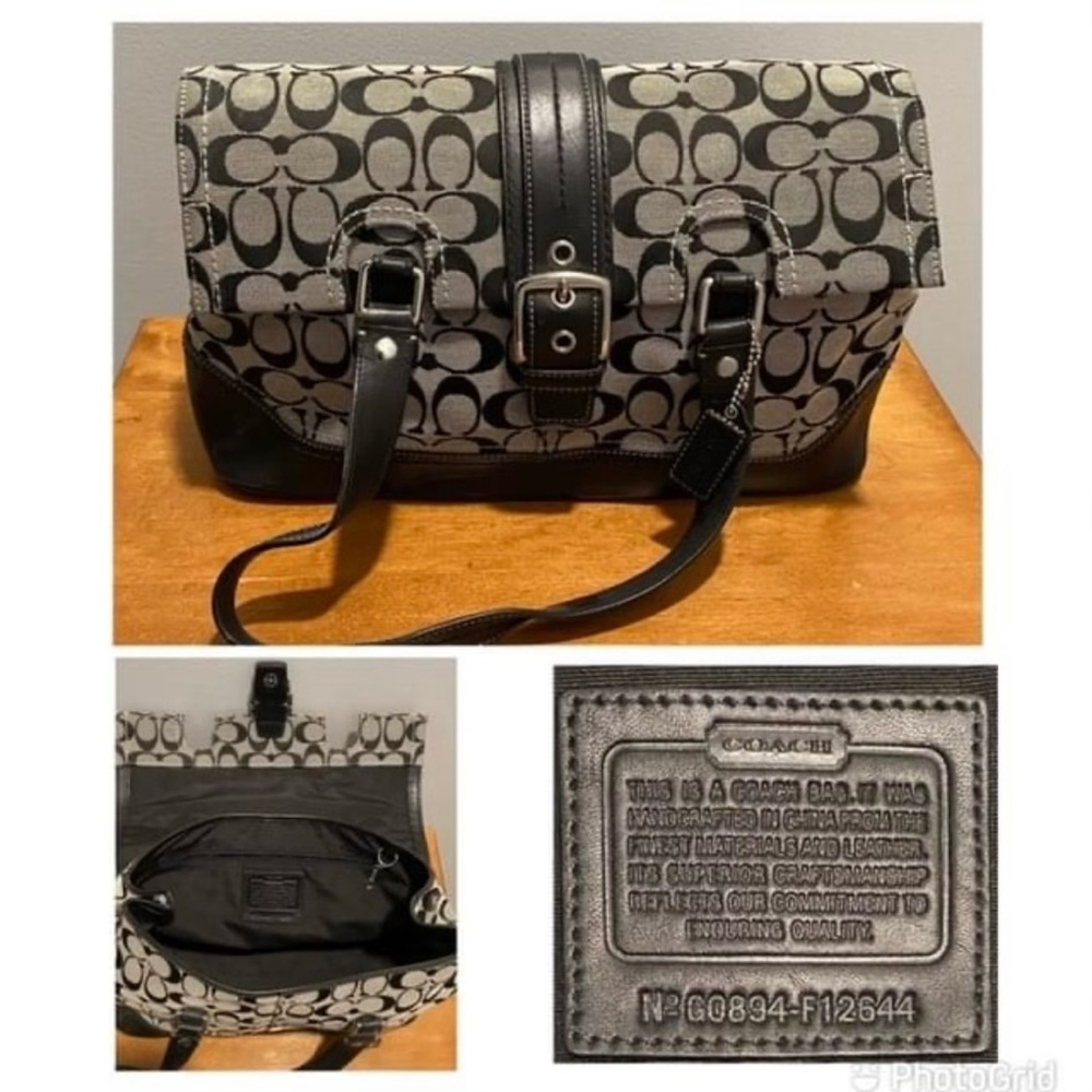 NEW Classic C Logo Coach Signature Purse